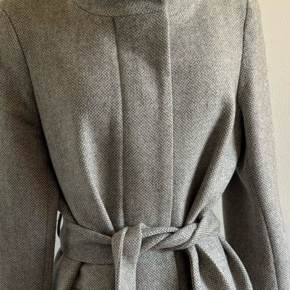 LAUREN by Ralph Lauren Gray Zipper Jacket - Picture 5 of 17